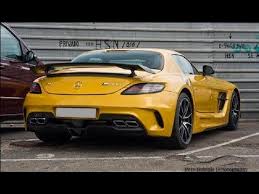 First Mercedes Benz Sls Amg Black Series Start Up And Accelerate Mercedes Benz Sls Amg Mercedes Benz Mercedes
