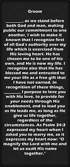 Christian Wedding Vows Examples For Groom And Bride Weddinginclude Christian Wedding Vows Wedding Vows Examples Christian Wedding