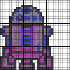 R2d2 Pixel Art Pixel Art Art Star Wars