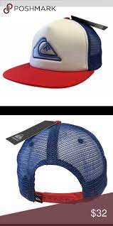 Quicksilver Snap Trucker Cap Hat Trucker Cap Caps Hats Hats