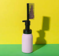HDPE Soft-Touch Foam Hair Dye Bottle With Comb - UKPACK