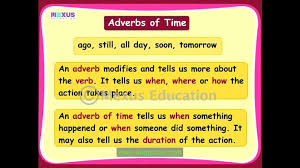 What are the adverbs of time? Adverb Of Time English Grammar Basic Grammar Course Facebook
