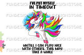 This portrait cute cat unicorn with a colored horn on a yellow background the is. Funny Unicorn Meme Quotes Png Grafik Von Fundesignstore Creative Fabrica