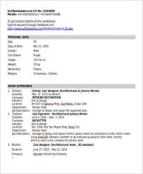 Free 51 Resume Samples In Pdf Ms Word