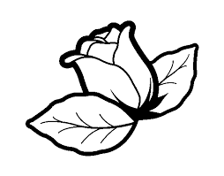 Dibujo De Rosa Con Hojas Para Colorear Dibujos Net El dibujo es muy detallista y pueden apreciarse incluso las espinas y las hojas que cubren el fondo de la ilustración. dibujo de rosa con hojas para colorear