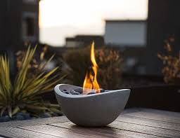 Terra Flame Wave Fire Bowl Tabletop Firepit Tabletop Fire Bowl Fire Pit Landscaping