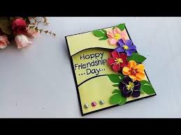 Really, friendship day should be every day i think but it's the perfect time to make friendship. How To Make Friendship Special Card Diy Gift Idea Youtube Handmade Birthday Cards Birthday Cards Diy Card Making Birthday