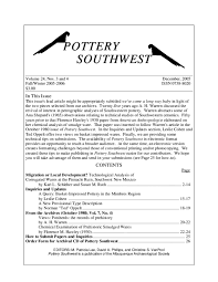 Maybe you would like to learn more about one of these? Pdf Migration Or Local Development Technological Analysis Of Corrugated Wares At The Pinnacle Ruin Southwest New Mexico Kari Schleher Academia Edu