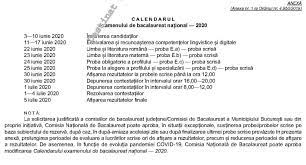 Calendarul examenului de bacalaureat 2019. Bac 2020 Noile Reguli Èi Calendarul Au ApÄrut In Monitorul Oficial Examenele Incep Pe 22 Iunie Profesorii Din Centrele De Examen Provin De La Alte Liceele Decat Cele Absolvite De CandidaÈi Edupedu Ro