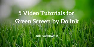 5 Video Tutorials For Green Screen App By Do Ink Jonathan Wylie Greenscreen Green Screen App Green Screen Photography