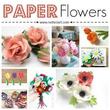 How to make paper flowers at home easy step by step. How To Make Paper Flowers At Home Red Ted Art Make Crafting With Kids Easy Fun