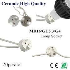 The black wire goes to the gold screw, white wire to the silver screw, and the green wire to the green screw. 20x Mr16 Holder Ceramic Lamp Base Gu5 3 Gu4 Socket Led Cfl Halogen Light Lamp Holder With Wire Connector Lamp Holder Mr16 Holderlamp Base Aliexpress