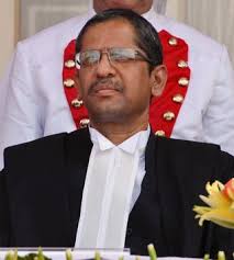 Justice Nuthalapati Venkata Ramana was on Monday administered the oath of office as the new ... - DE03-P4-CITY-SWEAR_1571815e