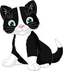 Nggak bagi kalangan anak kecil saja. Gambar Kucing Kartun Kartun Kucing Hitam Putih 1324x1500 Download Hd Wallpaper Wallpapertip