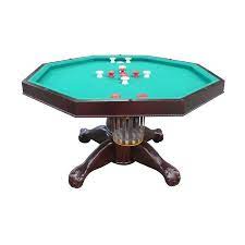 Berner 54 Inch 3 In 1 Slate Combination Game Table Mahogany Bumper Pool Table Pool Table Slate Bumper Pool