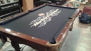 Harley Davidson Logo Recloth Billiard Pool Table Pool Table Room Pool Table Movers