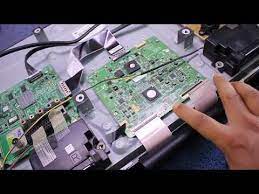 حل مشكل صورة مزدوجة في تلفاز سامسونج samsung ua32eh6030w double image youtube sony led electronic circuit projects led tv