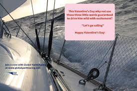 Funny Sailing Valentine Card Valentines Cards Happy Valentines Day Yacht Racing