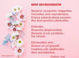 Seni Seyrederdim Siir Romantik Ask Sozleri Ask
