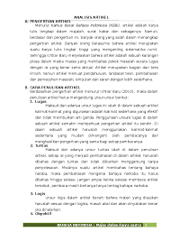 Contoh Soal Materi Artikel Opini Jawabanku Id