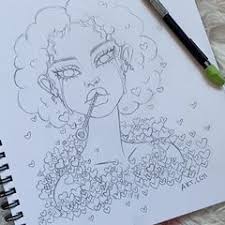 Chloe Art Cgi Fotos Y Videos De Instagram In 2020 Cartoon Art Styles Line Art Drawings Art Sketches