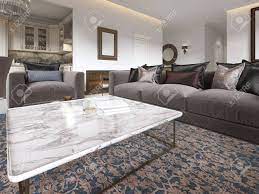 4.5 out of 5 stars. Modern Luxury Living Room Interior With A Sofa Armchairs A Stock Photo Picture And Royalty Free Image Image 113307613
