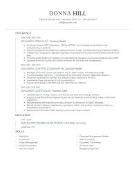 document specialist resume examples and