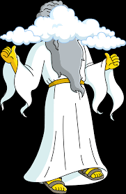 Then i will take away my hand, and you shall see my back; God Simpsons Wiki Fandom