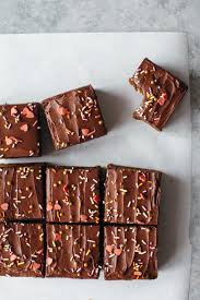 olive oil blondies with chocolate frosting — molly yeh