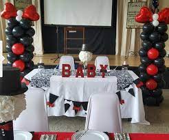 Black and white baby red black baby shower invitations invites white baby showers baby bumps parties shop etsy. Events By Car Lisa Red Baby Shower Boy Baby Shower Games Bow Tie Baby Shower