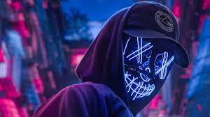 Neon Hoodie Hat Guy 1920 X 1080 Neon Wallpaper Cool Wallpapers For Pc Dubstep