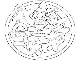 100% free christmas coloring pages. Christmas Cookies Printable Coloring Pages