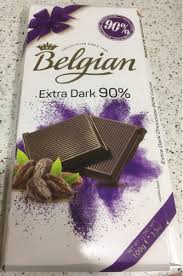 Made with silky smooth belgian chocolate. Extra Dark Chocolate 90 Cocoa Belgian