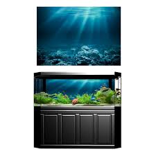 3d Aquarium Background Fish Tank Backdrop Static Cling Wallpaper Sticker M Ebay Aquarium Backgrounds Fish Tank Tank Wallpaper
