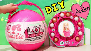 En el internado, las niñas quieren ganar ayudante en la cafetería por juguetes con andre en español jugando con muñecas l.o.l. Bola Gigante Diy De Barbie Con Sorpresas Munecas Y Juguetes Con Andre Para Ninas Y Ninos Youtube