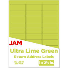 We did not find results for: Jam Paper Mailing Address Labels 302725778 2 58 X 1 Lime Green Pack Of 120 Office Depot
