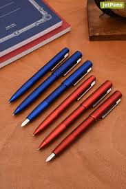 A Captivating Fusion Of Understated Simplicity And Modern Sophistication The Lamy Aion Red Blue Edition Is A Pen That Grabs Attention Without Having To Shout