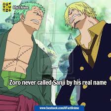 True It S So Rare Even Sanji Rarely Calls Zoro By His Name Pieces Facts One Piece Funny One Piece Pictures