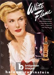 Image of Advert of the fragrance of Héléna Rubinstein 'White Flame' by  Unknown Artist, (20th century)