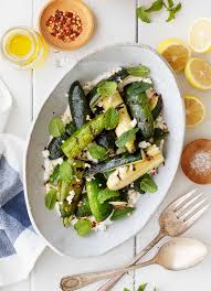 Grilled zucchini, corn, and feta make this the ultimate refreshing summer salad! Kuqged8i9qtcfm