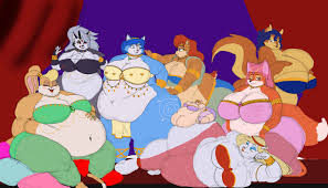 Rule34 - If it exists, there is porn of it  carmelita fox, gadget  hackwrench, krystal, lola bunny, maid marian, minerva mink, sally acorn   7712008