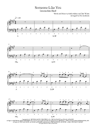 Someone Like You By Adele Piano Sheet Music Intermediate Level Piano Sheet Music Sheet Music Piano Sheet