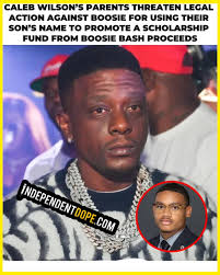 Boosie had planned to use proceeds from his "Boosie Bash" to establish a  scholarship in Caleb's name at the late student's school. 🙏🏿🙏🏿🙏🏿