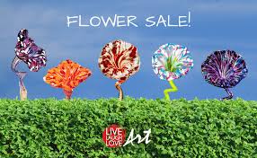 A coloured blown glass flower for my botanical garden project, the idea was to make it into a kind of light. Blown Glass Flowers On Sale Now