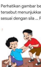 Perhatikan Gambar Berikut Gambar Tersebut Menunjukkan Perilaku Yang Sesuai Dengan Sila Brainly Co Id