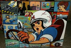 This is my little love letter to cartoons and animation in general. Speed Racer Cartoon Series Originals Paintings Categories