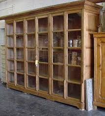 Large Glass Door Pine Bookcase Sheptons Antiques Bookcase With Glass Doors Antique Bookcase Pine Bookcase