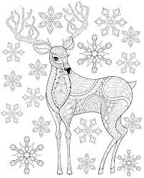 Here are the top 7 (as in my favorites) scripture coloring pages of 2017. Vector Christmas Reindeer On Snowflakes For Adult Antistress Royalty Free Cliparts Vectors And Stock Illustration Image 64962434
