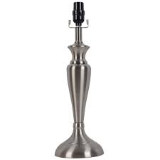 4.3 out of 5 stars 2,058. Hampton Bay Ttl20 Mix And Match 18 5 In H Brushed Nickel Table Lamp Base Ds18076 The Home Depot Table Lamp Base Nickel Table Lamps Lamp Bases