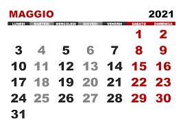Podcast del mattino di venerdi' 07 maggio 2021. Calendario Maggio 2021 Calendario Su